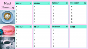 Free meal planner